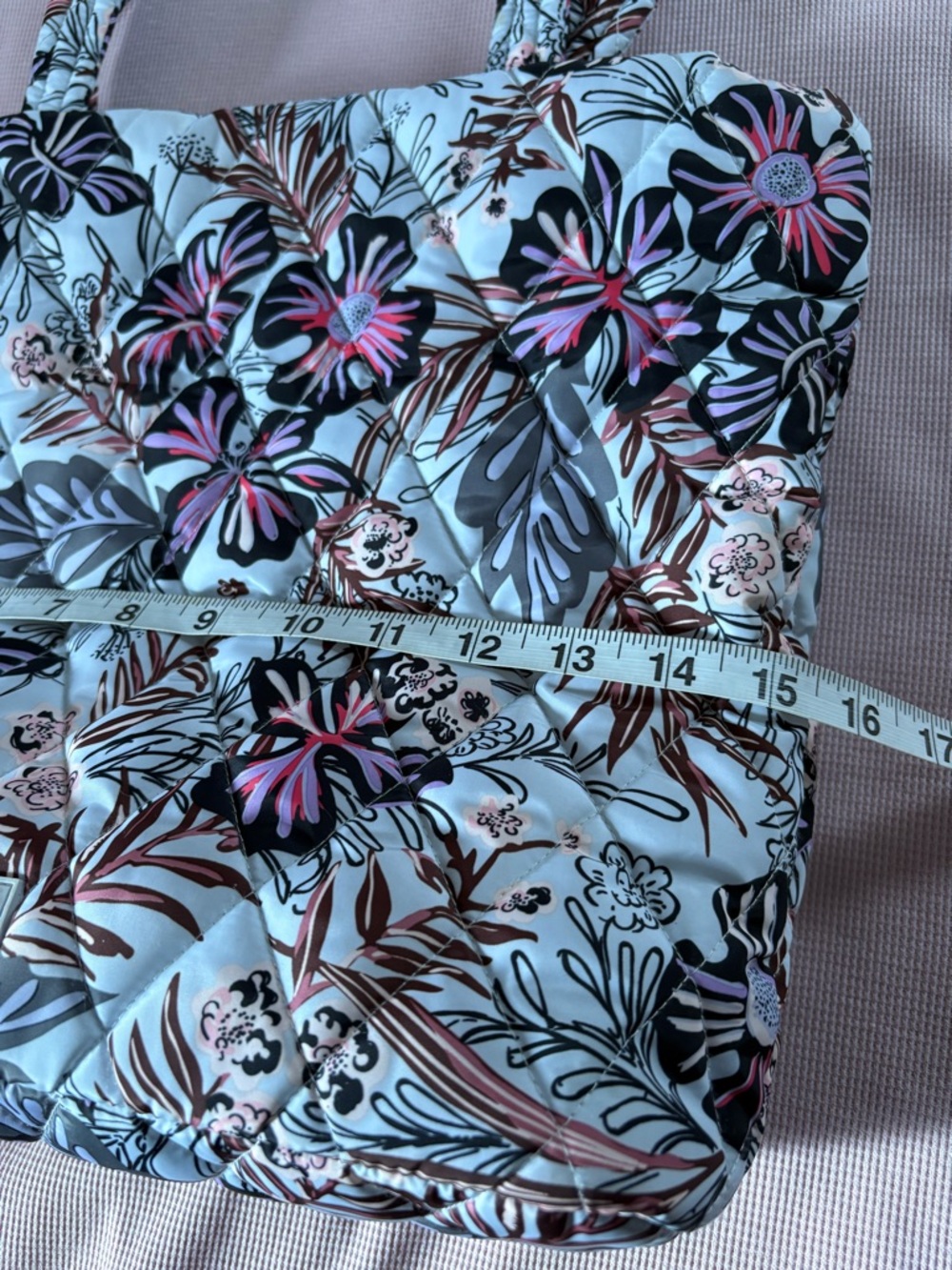Vera Bradley Ultralight VIP Tote bag tropical floral print - Picture 5 of 8